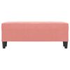 vidaXL Πάγκος Ροζ 100x35x41 εκ. Βελούδινος