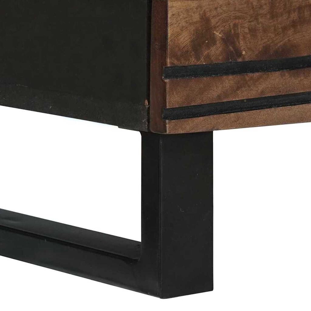 vidaXL Παραδοσιακά Πλευρικά Έπιπλα 2 pcs Καφέ 60 x 33.5 x 75 εκ.