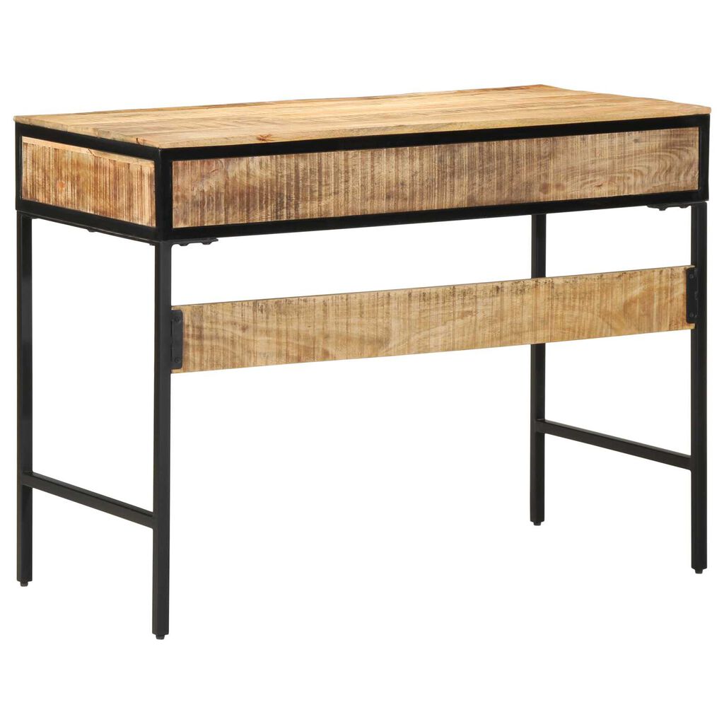 vidaXL Γραφείο 100x50x75 εκ. Μασίφ Ξύλο Rough Mango