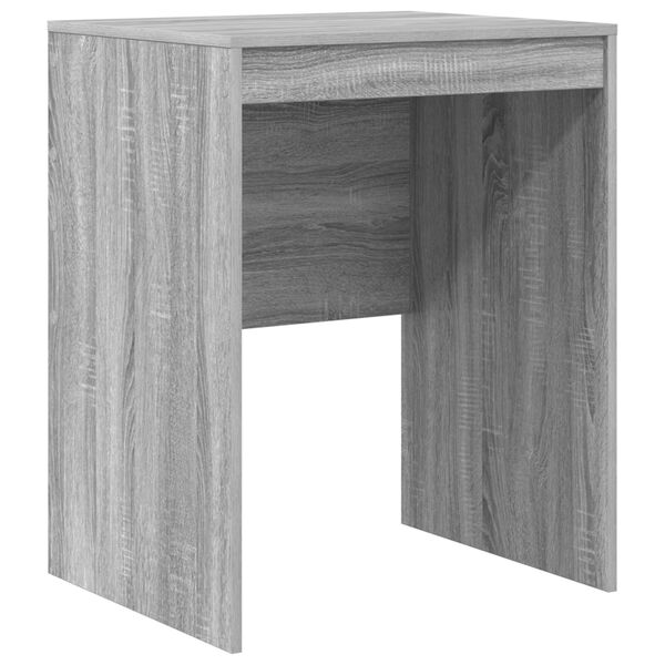 vidaXL Γραφείο γραφής Γκρι sonoma Μοριοσανίδα 60 x 50 x 76 εκ Απλό