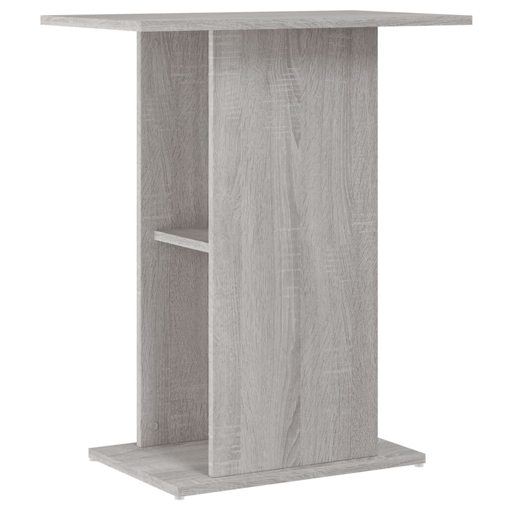 vidaXL Βάση Ενυδρείου Γκρι Sonoma 60,5x36x72,5 εκ. Επεξεργασμένο Ξύλο