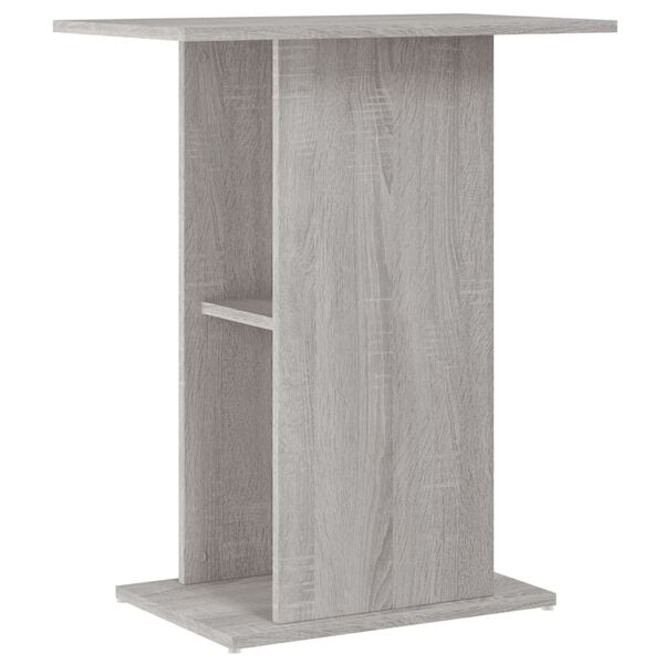 vidaXL Βάση Ενυδρείου Γκρι Sonoma 60,5x36x72,5 εκ. Επεξεργασμένο Ξύλο