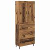 vidaXL Highboard 2 &tau;&mu;&chi;. &Pi;&alpha;&lambda;&iota;ό &xi;ύ&lambda;&omicron; 69,5 x 34 x 180 &epsilon;&kappa;.