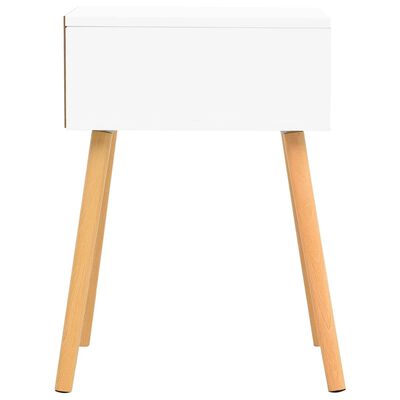 vidaXL Κομοδίνο Λευκό / Sonoma Δρυς 40 x 40 x 56 εκ. από Μοριοσανίδα