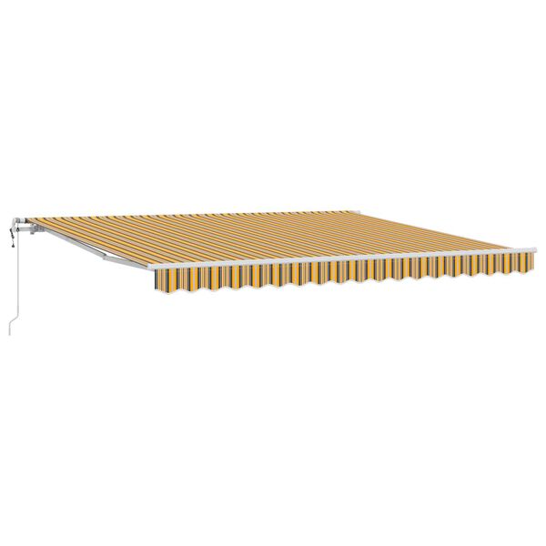 vidaXL Αναδιπλούμενη Τέντα Πολλών Χρωμάτων 400x350 cm