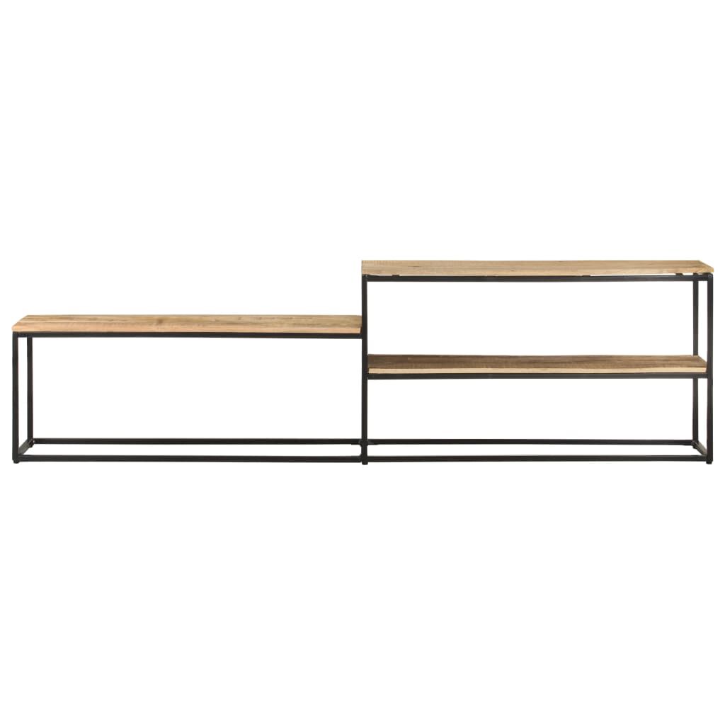 vidaXL Έπιπλο Τηλεόρασης 180 x 30 x 50 εκ. από Ακατέργαστο Ξύλο Μάνγκο