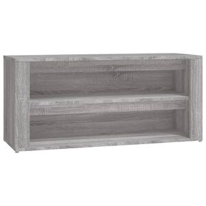 vidaXL Παπουτσοθήκη Γκρι Sonoma 100x35x45 εκ. από Επεξεργασμένο Ξύλο
