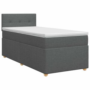 vidaXL &Kappa;&rho;&epsilon;&beta;ά&tau;&iota; box spring &mu;&epsilon; &sigma;&tau;&rho;ώ&mu;&alpha; &Sigma;&kappa;&omicron;ύ&rho;&omicron; &Gamma;&kappa;&rho;&iota; 90 x 190 cm Ύ&phi;&alpha;&sigma;&mu;&alpha;