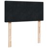vidaXL Οθωμανικό κρεβάτι με στρώμα Μαύρο 80x200cm Velvet