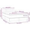vidaXL &Kappa;&rho;&epsilon;&beta;ά&tau;&iota; Boxspring &mu;&epsilon; &Sigma;&tau;&rho;ώ&mu;&alpha; & LED &Sigma;&kappa;.&Gamma;&kappa;&rho;&iota; 120x190&epsilon;&kappa;. &Beta;&epsilon;&lambda;&omicron;ύ&delta;&iota;&nu;&omicron;