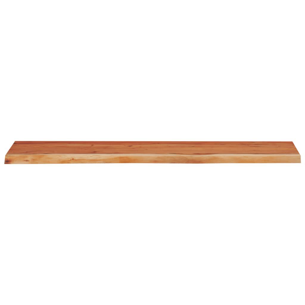 vidaXL Ράφι Επιτοίχιο Ορθ. Live Edge 70x20x3,8 εκ. Μασίφ Ξύλο Ακακίας