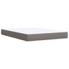 vidaXL &Kappa;&rho;&epsilon;&beta;ά&tau;&iota; Boxspring &mu;&epsilon; &Sigma;&tau;&rho;ώ&mu;&alpha; Taupe 160x200 &epsilon;&kappa;. &Upsilon;&phi;&alpha;&sigma;&mu;ά&tau;&iota;&nu;&omicron;