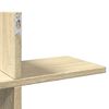 vidaXL Ράφι Τοίχου Sonoma Δρυς 124,5x18x60,5 εκ. από Επεξ. Ξύλο