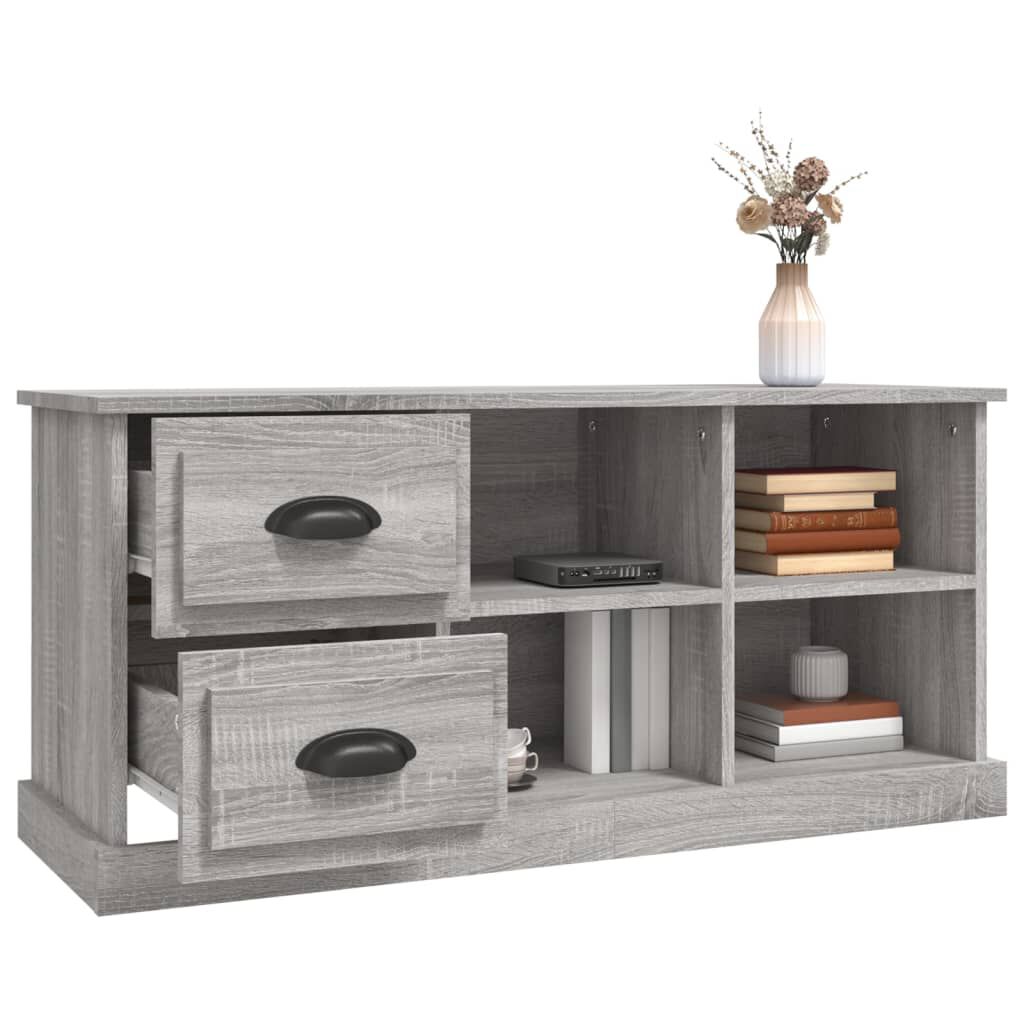 vidaXL Έπιπλο Τηλεόρασης Γκρι Sonoma 102x35,5x47,5 εκ. Επεξεργ. Ξύλο