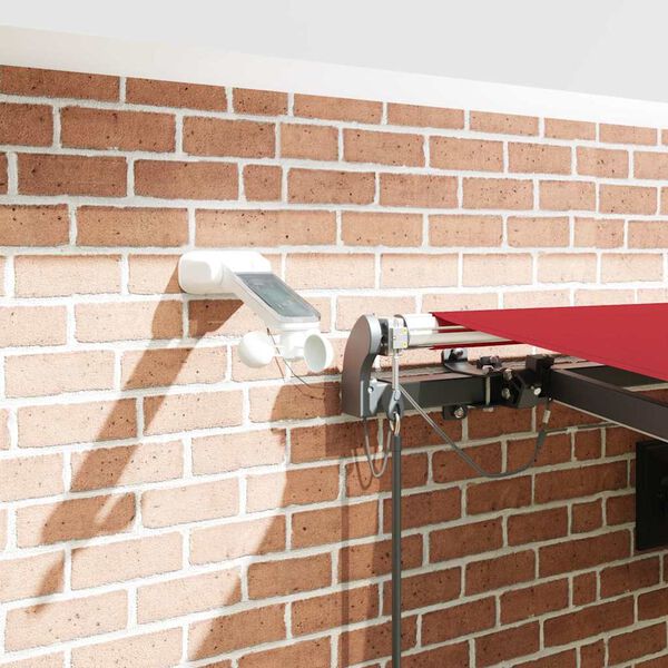 vidaXL Ύφασμα Ομπρέλας με Κόκκινο 450 x 350 εκ Πολυεστέρας