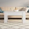 vidaXL Τραπεζάκι Σαλονιού Λευκό 101 x 49 x 52 εκ. Επεξεργασμένο Ξύλο