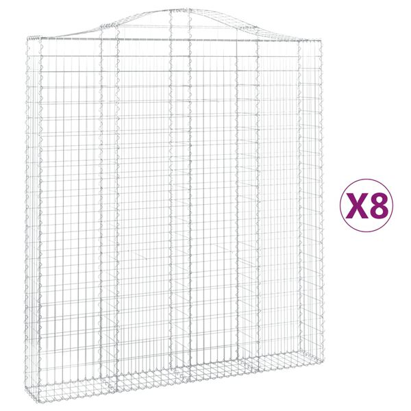 vidaXL &Sigma;&upsilon;&rho;&mu;&alpha;&tau;&omicron;&kappa;&iota;&beta;ώ&tau;&iota;&alpha; &Tau;&omicron;&xi;&omega;&tau;ά 8 &tau;&epsilon;&mu;. 200x30x220/240 &epsilon;&kappa;. &Gamma;&alpha;&lambda;&beta;&alpha;&nu;. &Alpha;&tau;&sigma;ά&lambda;&iota;