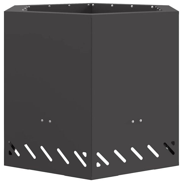 vidaXL &Sigma;ό&mu;&pi;&alpha; &Phi;&omega;&tau;&iota;ά&sigmaf; &Chi;&omega;&rho;ί&sigmaf; &Kappa;&alpha;&pi;&nu;ό &Mu;&alpha;ύ&rho;&omicron; 58 x 58 x 51 cm &Alpha;&tau;&sigma;ά&lambda;&iota;