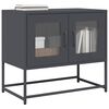 ντουλάπι τηλεόρασης vidaXL Ανθρακί 68x39x60,5 cm Ατσάλι ψυχρής έλασης