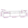 vidaXL Έπιπλο Τηλεόρασης με LED Sonoma Δρυς 210x35x40 εκ.