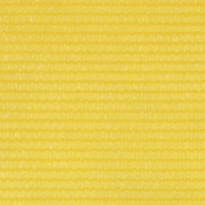 vidaXL Διαχωριστικό Βεράντας Κίτρινο 75 x 600 εκ. από HDPE