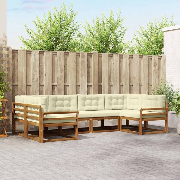 vidaXL &Sigma;&epsilon;&iota;&rho;ά &Kappa;&alpha;&nu;&alpha;&pi;έ &Epsilon;&xi;&omega;&tau;&epsilon;&rho;&iota;&kappa;&omicron;ύ &mu;&epsilon; &mu;&alpha;&xi;&iota;&lambda;ά&rho;&iota; 6 pcs &Phi;&upsilon;&sigma;&iota;&kappa;ό &kappa;&alpha;&iota; &Kappa;&rho;έ&mu;&alpha;