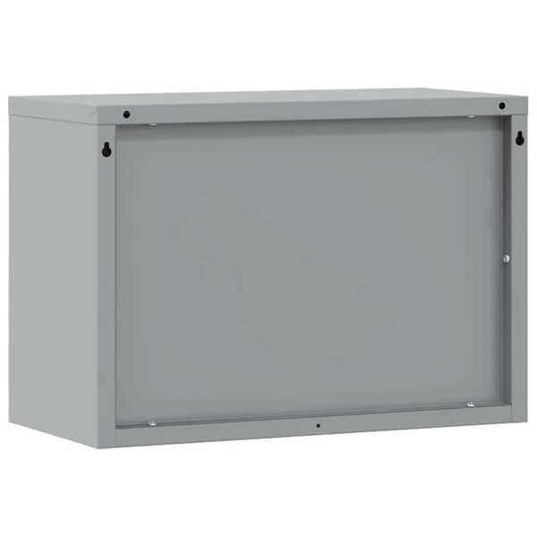 vidaXL Ντουλάπα Εργαλείων Κόκκινο και γκρι 50 x 25 x 35 εκ.