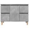 vidaXL Ντουλάπι Νιπτήρα Γκρι Σκυρ. 80 x 33 x 60 εκ. Επεξεργασμένο Ξύλο