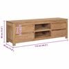 vidaXL Έπιπλο Τηλεόρασης 115x30x40 εκ. από Μασίφ Ξύλο Teak