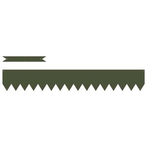 vidaXL Περίγραμμα γκαζόν 10 pcs Ελιά Πράσινη 100 x 0.05 x 20 εκ