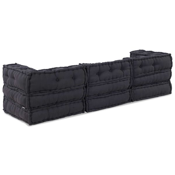 vidaXL Μαξιλάρι 3 pcs Ανθρακί 70 x 70 x 54 εκ Πολυεστέρας
