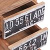 vidaXL Κομοδίνο 30 x 30 x 51 εκ. από Μασίφ Ξύλο Μαόνι
