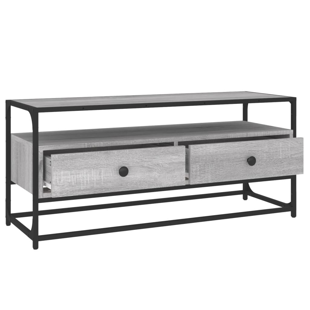 vidaXL Έπιπλο Τηλεόρασης Γκρι Sonoma 100x35x45 εκ. από Επεξεργ. Ξύλο