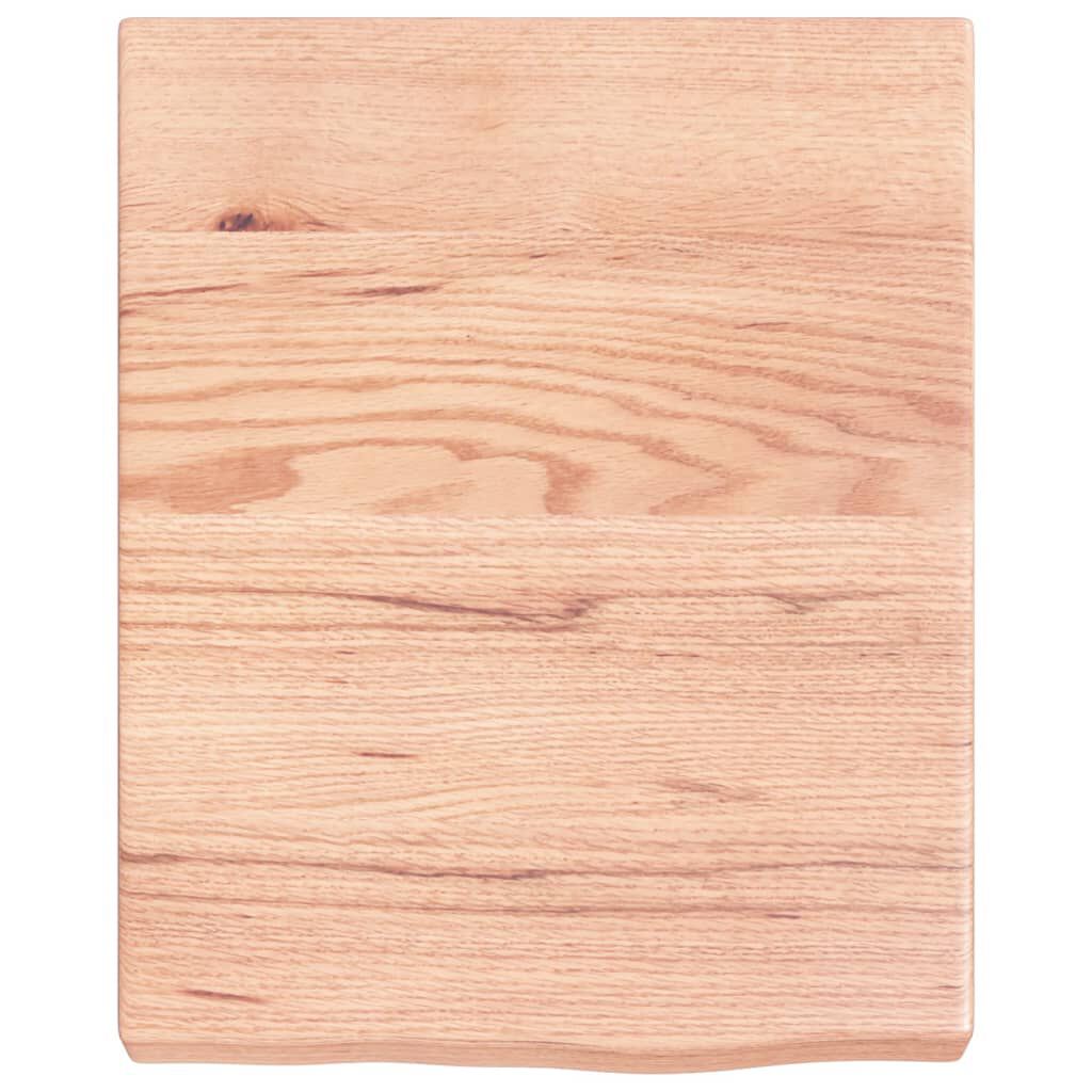 vidaXL Πάγκος Μπάνιου Αν. Καφέ 40x50x(2-6) εκ. Επεξεργ. Μασίφ Ξύλο