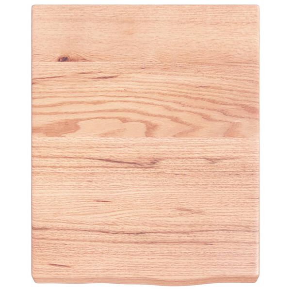 vidaXL Πάγκος Μπάνιου Αν. Καφέ 40x50x(2-6) εκ. Επεξεργ. Μασίφ Ξύλο