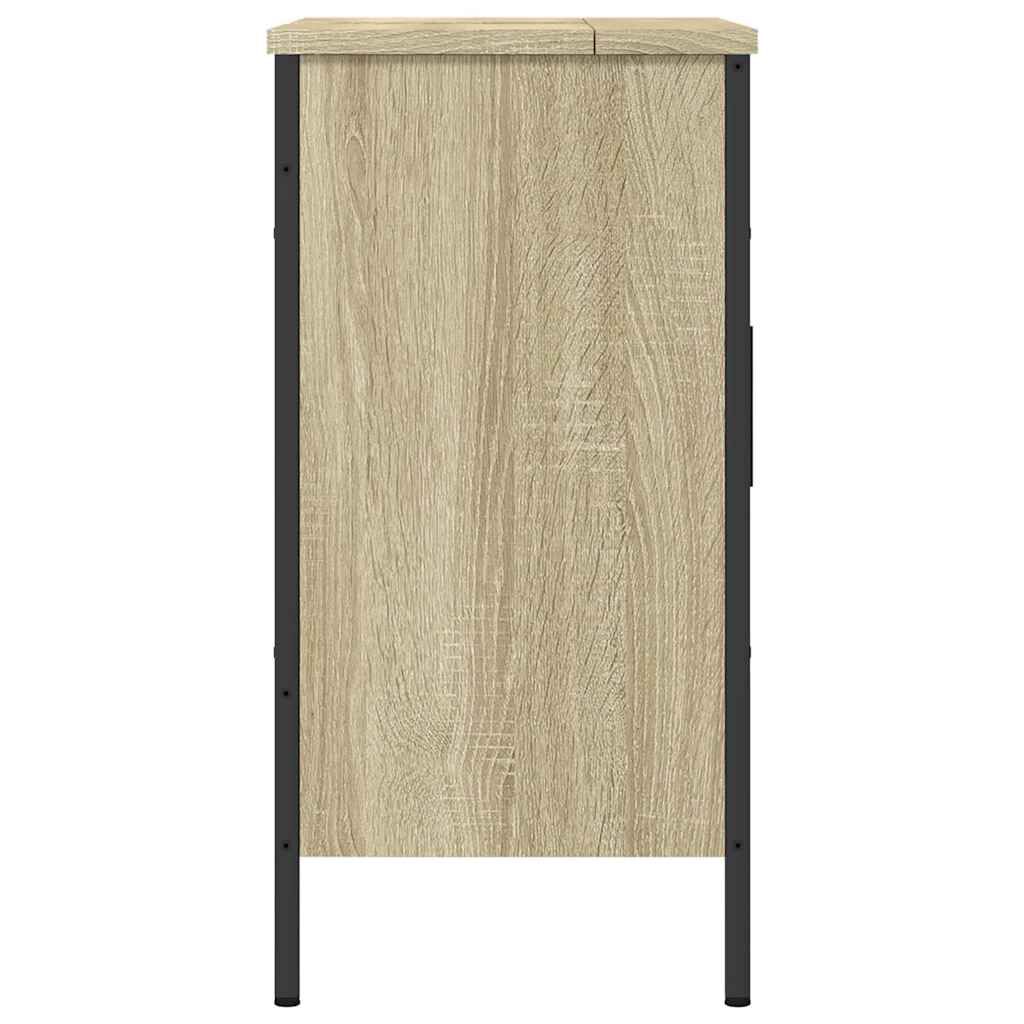 vidaXL Ντουλάπι Νιπτήρα Μπάνιου Sonoma Δρυς 60x30x60 εκ. Επεξ. Ξύλο