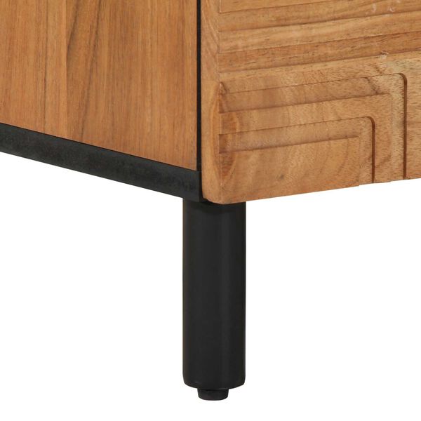 vidaXL Ντουλάπα Τηλεόρασης Καφέ 80 x 33.5 x 46 εκ. Μασίφ ξύλο ακακίας
