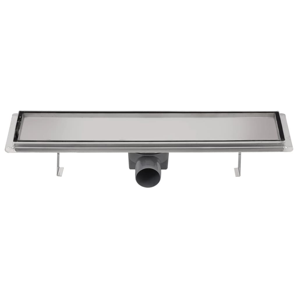 vidaXL Σιφόνι Ντουζιέρας Γραμμικό 530 x 140 χιλ. από Ανοξείδωτο Ατσάλι