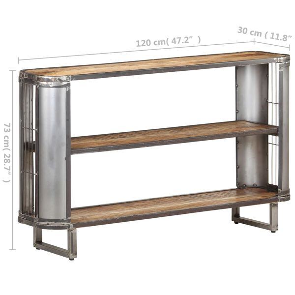 vidaXL Μπουφές 120 x 30 x 73 εκ. από Μασίφ Ξύλο Μάνγκο