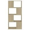 vidaXL Βιβλιοθήκη/Διαχωριστικό Χώρου Sonoma Δρυς 60x24x124,5εκ Μοριοσ.