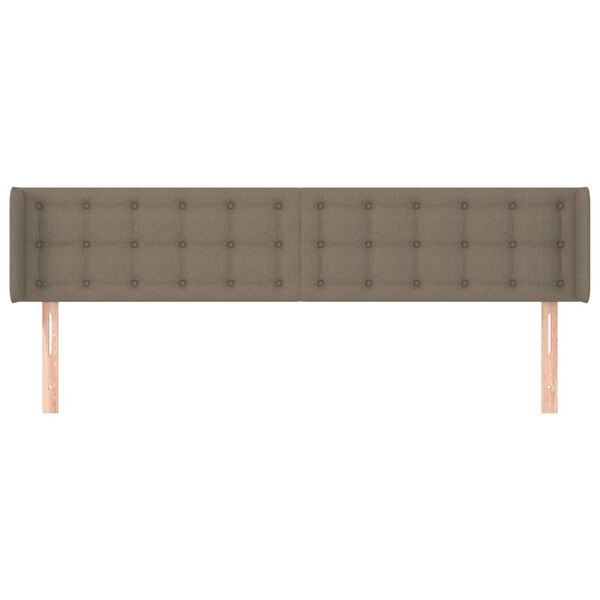 vidaXL &Kappa;&epsilon;&phi;&alpha;&lambda;ά&rho;&iota; &mu;&epsilon; &Pi;&tau;&epsilon;&rho;ύ&gamma;&iota;&alpha; Taupe 203x16x78/88 &epsilon;&kappa;. &Upsilon;&phi;&alpha;&sigma;&mu;ά&tau;&iota;&nu;&omicron;