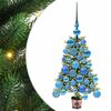 vidaXL &Chi;&rho;&iota;&sigma;&tau;&omicron;&upsilon;&gamma;&epsilon;&nu;&nu;&iota;ά&tau;&iota;&kappa;&omicron; &Delta;έ&nu;&tau;&rho;&omicron; &mu;&epsilon; 150 LED &mu;&epsilon; &beta;ά&sigma;&eta; &Pi;&rho;ά&sigma;&iota;&nu;&omicron; 65 cm PE