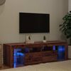 vidaXL Έπιπλο Τηλεόρασης LED Όψη Παλαιού Ξύλου140x36,5x40εκ.Επεξ. Ξύλο