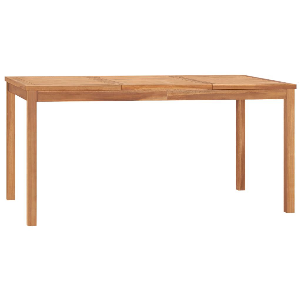 vidaXL Τραπεζαρία Κήπου 160 x 80 x 77 εκ. από Μασίφ Ξύλο Teak