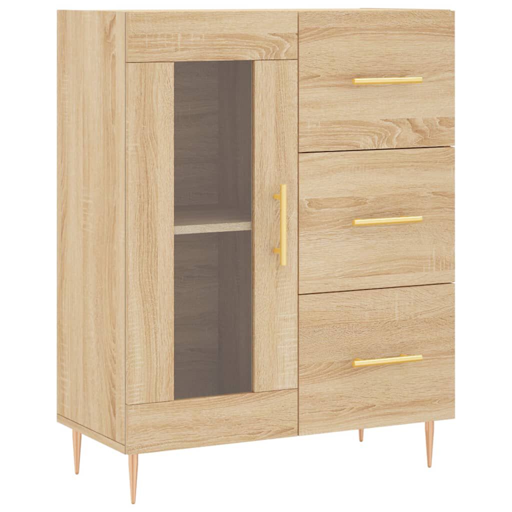 vidaXL Ντουλάπι Sonoma Δρυς 69,5 x 34 x 90 εκ. από Επεξεργασμένο Ξύλο