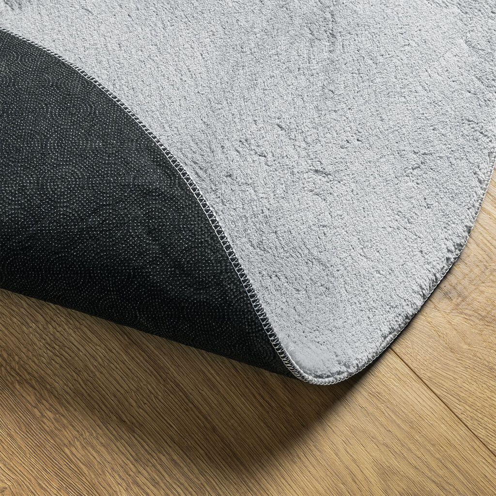 vidaXL Χαλιά Γκρι Μαλλί 100 x 200 εκ. Χαλιά περιοχής Ωοειδές