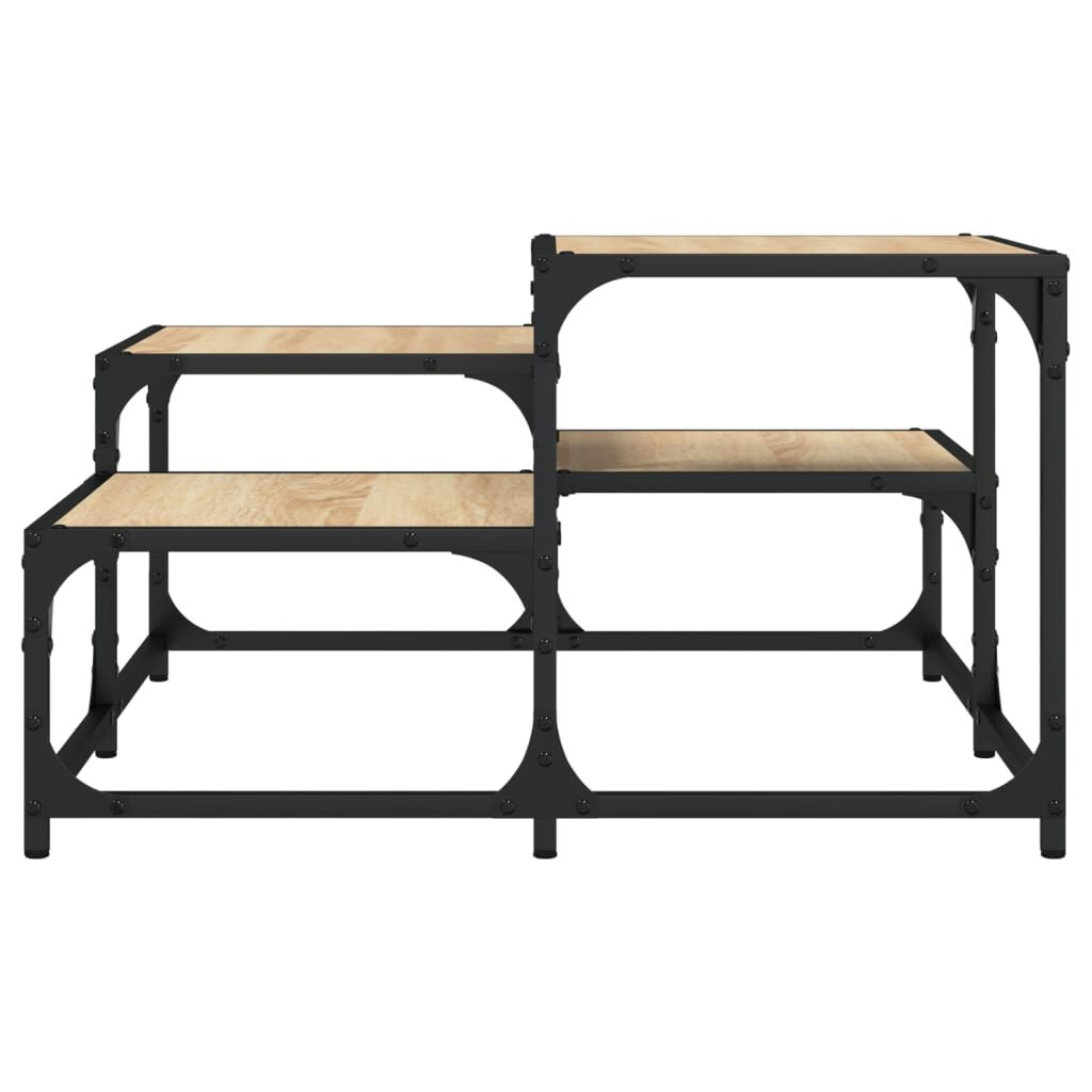 vidaXL Τραπεζάκι Σαλονιού Sonoma Δρυς 68 x 68 x 40 εκ. Επεξεργ. Ξύλο