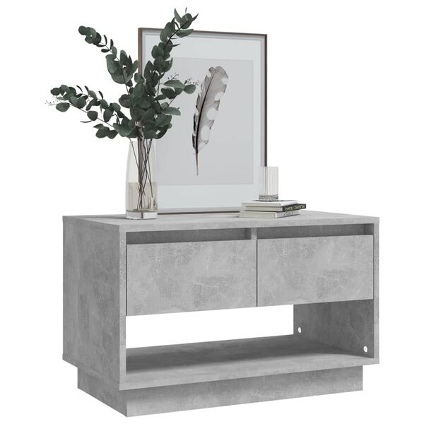 vidaXL Έπιπλο Τηλεόρασης Γκρι Σκυρ. 70x41x44 εκ. Επεξ. Ξύλο