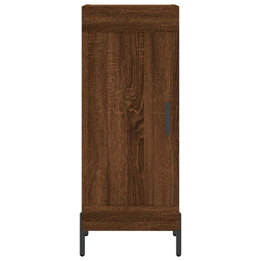 vidaXL Ντουλάπι Καφέ Δρυς 34,5 x 34 x 90 εκ. Επεξεργασμένο Ξύλο