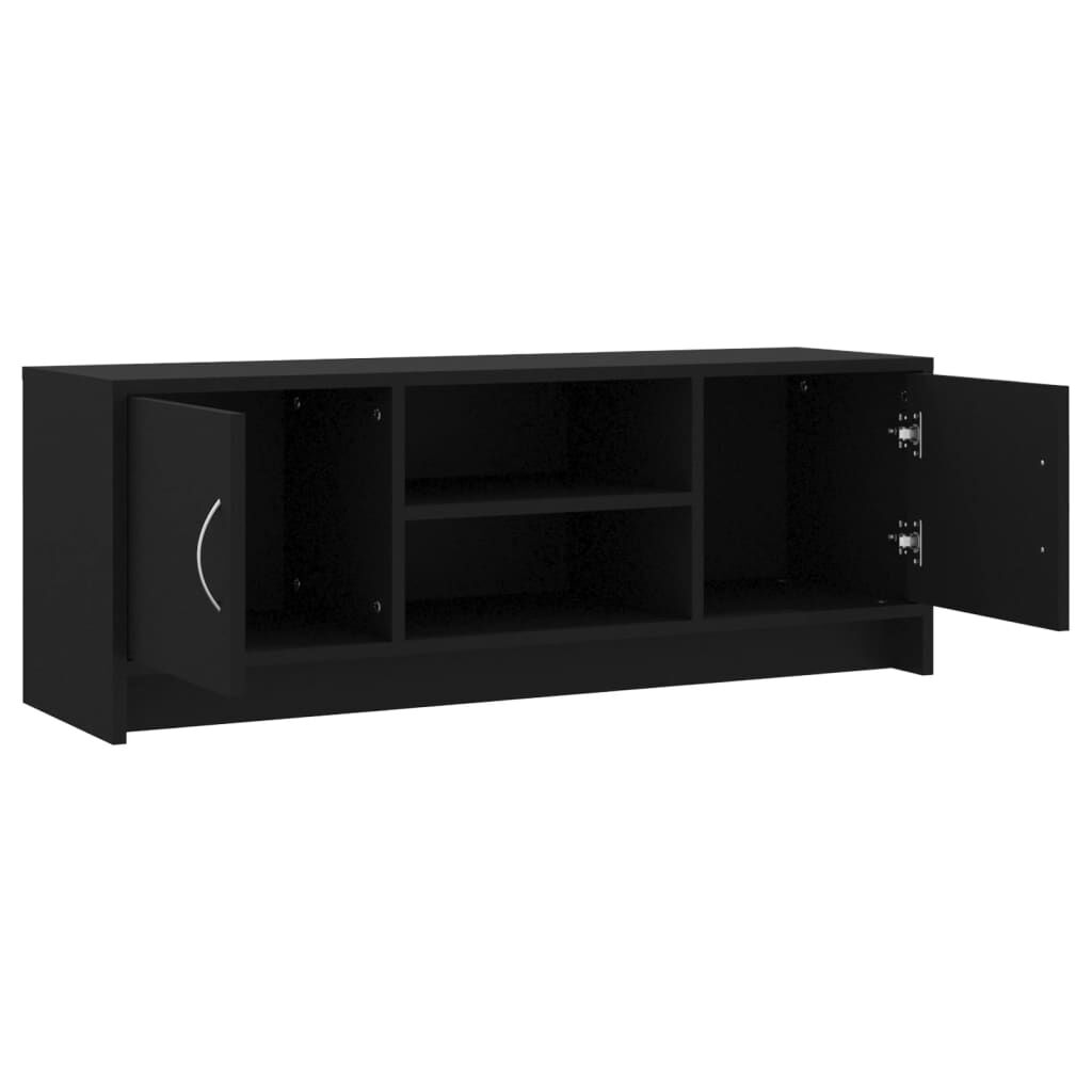 vidaXL Έπιπλο Τηλεόρασης Μαύρο 102x30x37,5 εκ. Επεξεργασμένο Ξύλο